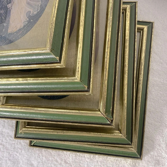 Vintage G. Ranck Framed Set Of “Young Love” Pictures Art  Set Of 5 - Picture 14 of 16